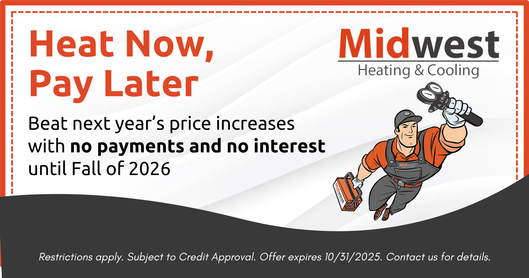 October 2025 - No Payments Until 2026