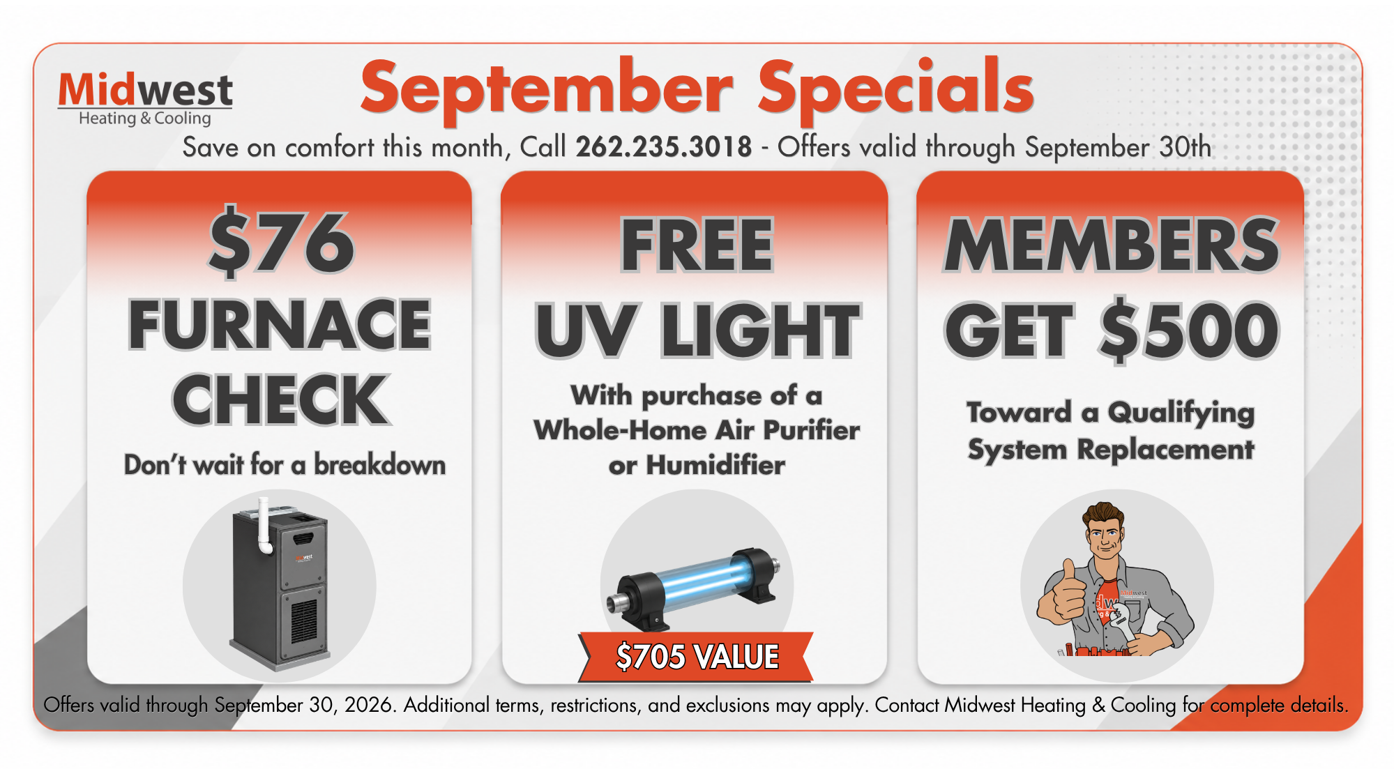 September Specials KC