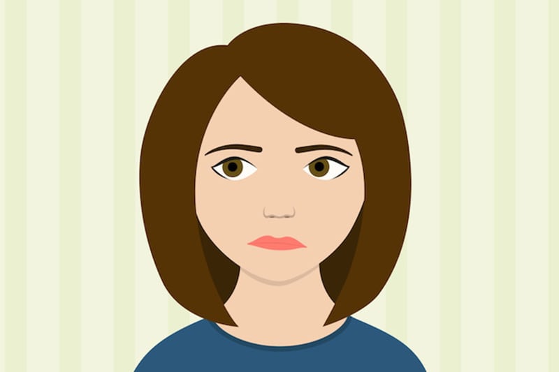 Video - Why Does My Heat Pump Smell Like It's Burning? Animation of worried woman.