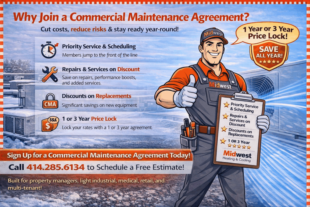 Commercial HVAC Services for Wisconsin Businesses | Midwest Heating & Cooling | Mukwonago, WI